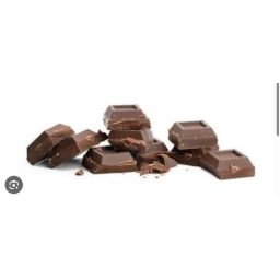 Chocolat cassé en morceaux