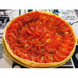 disposer tomate sur pate