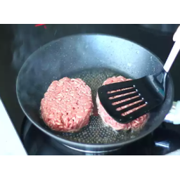 Mettre steak hachés