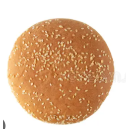 Dessus pain a hamburger