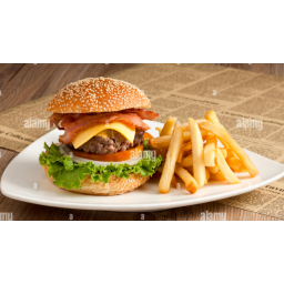 Burger frites