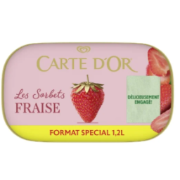 Glâce fraise